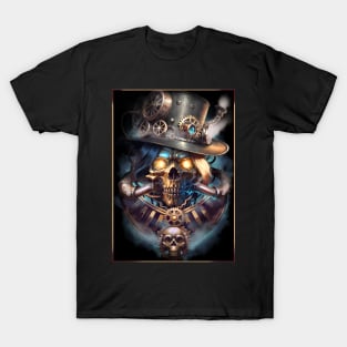 steampunk skull T-Shirt